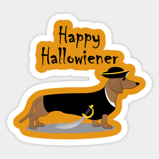 Happy Hallowiener - Pirate Sticker